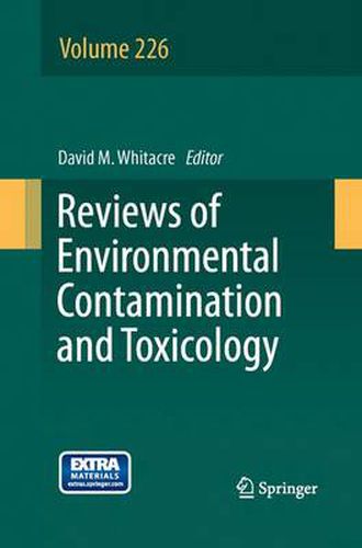Cover image for Reviews of Environmental Contamination and Toxicology Volume 226