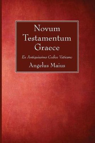 Cover image for Novum Testamentum Graece