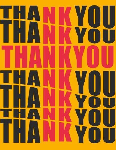 Cover image for Thank You Christian Inspirational Notebook: 100 Pages 8.5 X 11 Wide Ruled Line Paper