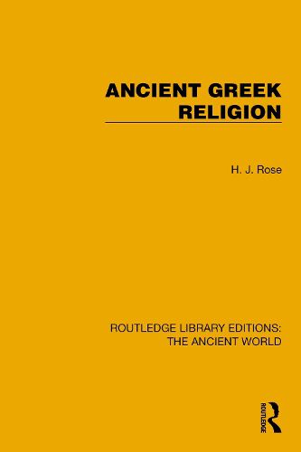 Cover image for Ancient Greek Religion
