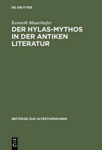 Cover image for Der Hylas-Mythos in der antiken Literatur