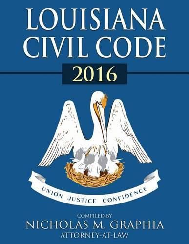 Cover image for Louisiana Civil Code 2016