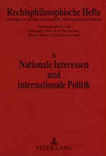 Cover image for Nationale Interessen Und Internationale Politik