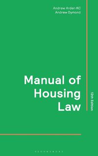 Cover image for Manual of Housing Law