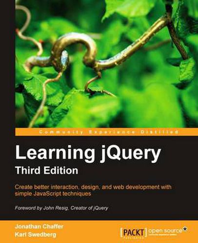 Cover image for Learning jQuery, Third Edition