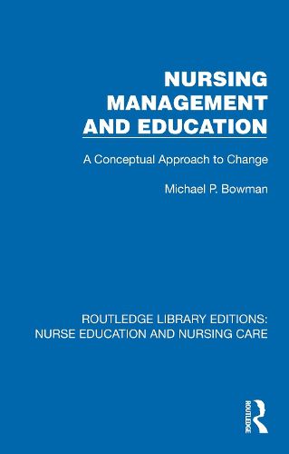 Cover image for Nursing Management and Education