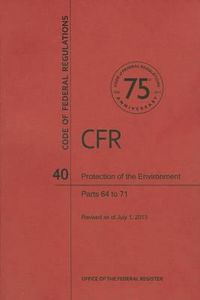 Cover image for Protection of the Environment, Parts 64 to 71