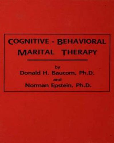 Cover image for Cognitive-Behavioral Marital Therapy