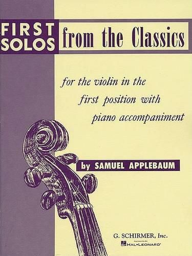 Cover image for First Solos from the Classics