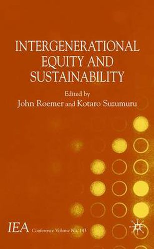 Cover image for Intergenerational Equity and Sustainability