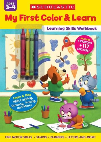 Cover image for My First Color & Learn Learning Skills Workbook