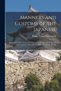 Cover image for Manners and Customs of the Japanese