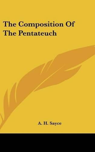 Cover image for The Composition of the Pentateuch