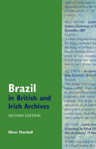 Cover image for Brazil in British and Irish Archives