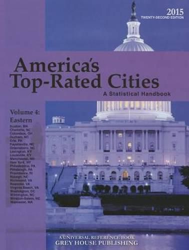 Cover image for America's Top-Rated Cities, Volume 4 East, 2015