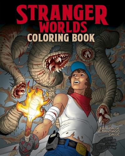 Cover image for Stranger Worlds Coloring Book