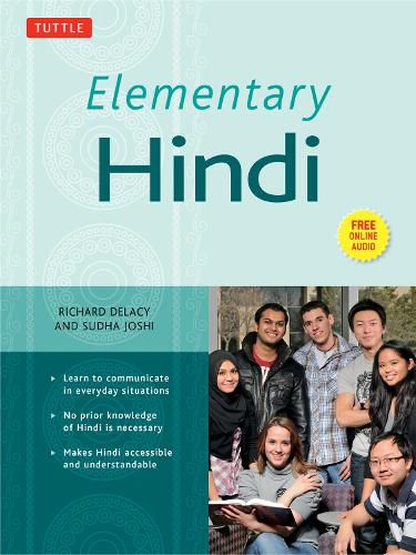 Cover image for Elementary Hindi: Learn to Communicate in Everyday Situations (Free Online Audio Included)