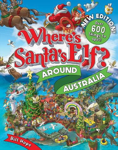 Cover image for Where's Santas Elf? Around Australia (New Edition)