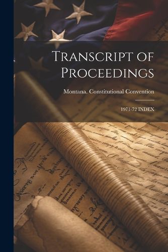 Cover image for Transcript of Proceedings