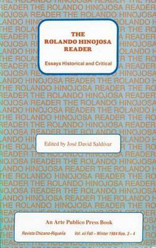 Cover image for Rolando Hinojosa Reader: Essays Historical and Critical