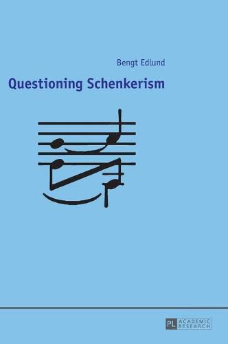 Cover image for Questioning Schenkerism