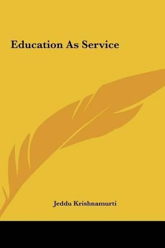 Education as Service