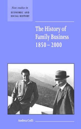 Cover image for The History of Family Business, 1850-2000
