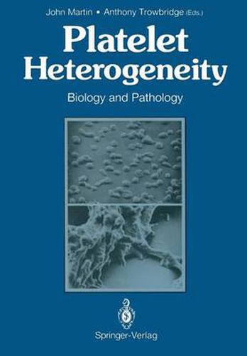 Cover image for Platelet Heterogeneity: Biology and Pathology