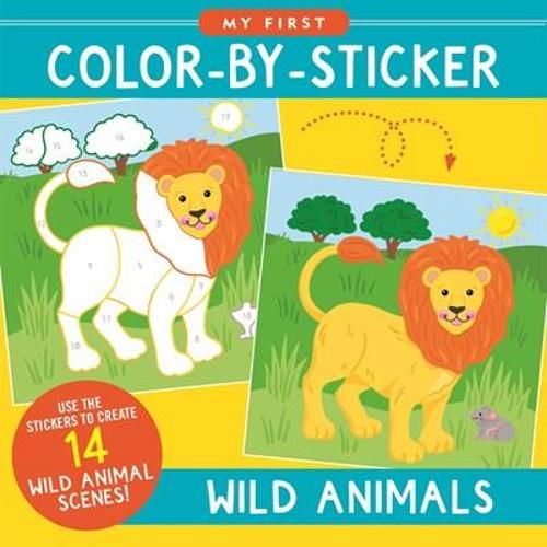 Cover image for Wild Animals First Color by Sticker Book