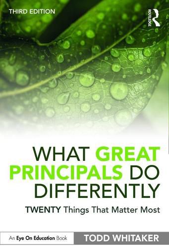 Cover image for What Great Principals Do Differently: Twenty Things That Matter Most