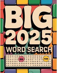 Cover image for Big 2025 Word Search for Adults