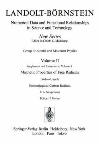 Cover image for Nonconjugated Carbon Radicals / Nicht-konjugierte Kohlenstoff-Radikale