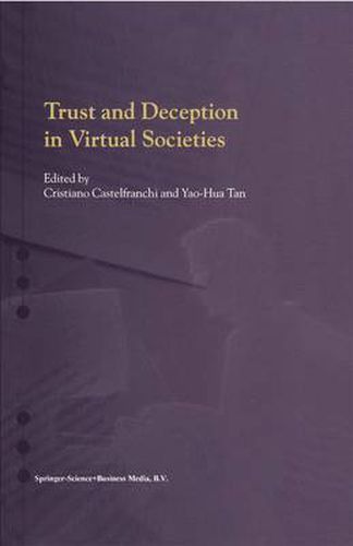 Cover image for Trust and Deception in Virtual Societies