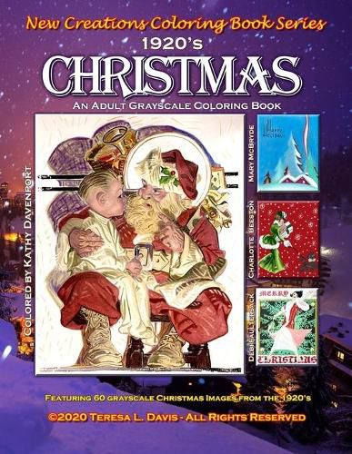 Cover image for New Creations Coloring Book Series: 1920s Christmas