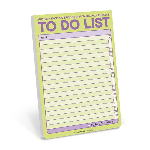 Cover image for Knock Knock Endless To Do List Great Big Stickies
