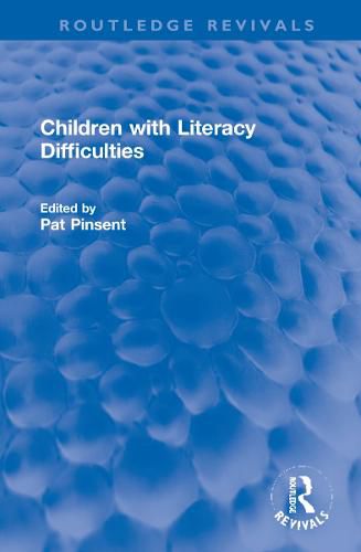 Cover image for Children with Literacy Difficulties