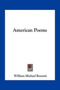 Cover image for American Poems