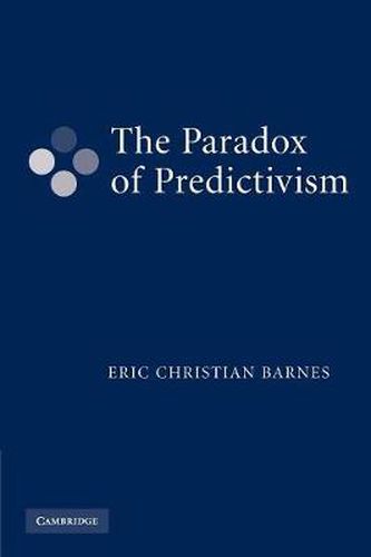 Cover image for The Paradox of Predictivism