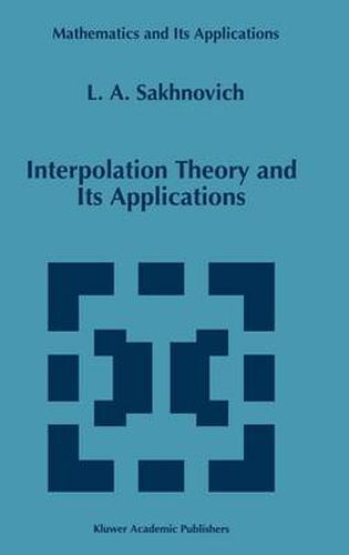 Cover image for Interpolation Theory and Its Applications