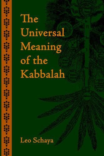 Cover image for The Universal Meaning of the Kabbalah