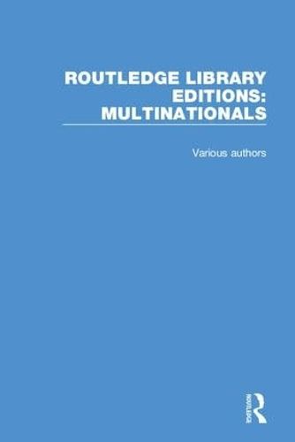 Cover image for Routledge Library Editions: Multinationals