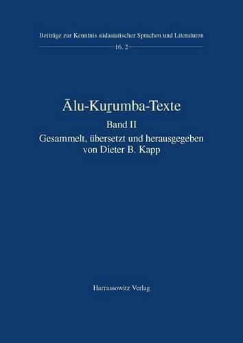 Cover image for Alu-Kurumba-Texte: Band 2