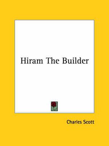 Cover image for Hiram the Builder