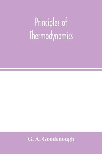 Cover image for Principles of thermodynamics