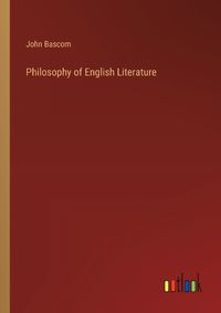 Cover image for Philosophy of English Literature