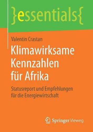 Cover image for Klimawirksame Kennzahlen fur Afrika: Statusreport und Empfehlungen fur die Energiewirtschaft