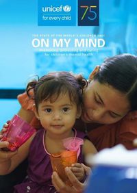 Cover image for The state of the world's children 2021: on my mind, promoting, protecting and caring for children's mental health