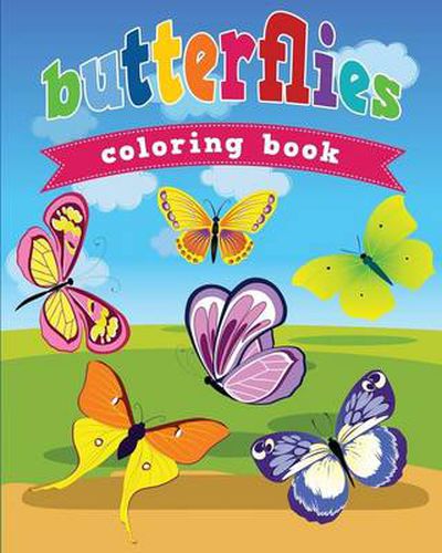 Cover image for Butterflies Coloring Book