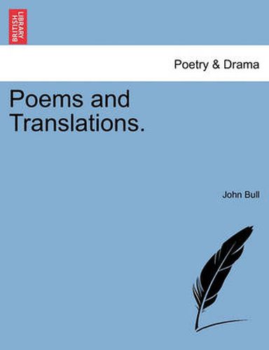 Cover image for Poems and Translations.