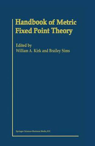 Cover image for Handbook of Metric Fixed Point Theory